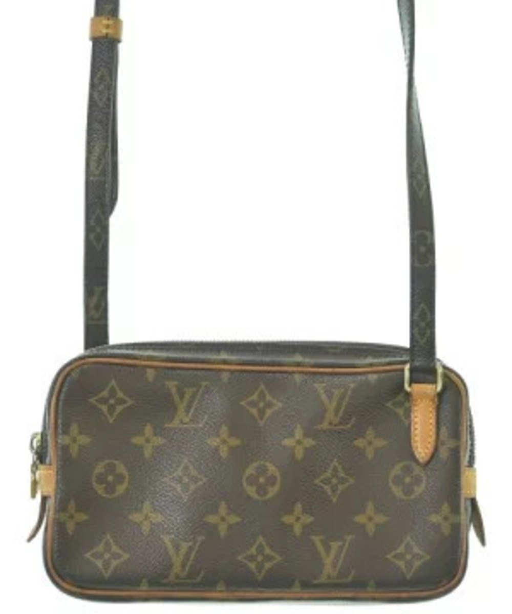 LOUIS VUITTON Shoulder Bag Brown All over pattern